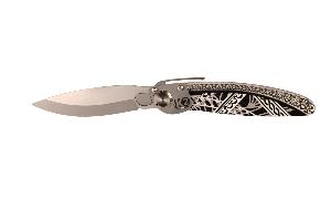 Couteau K2 motif Damasquin
