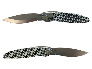 Couteau K2 motif Pied de poule